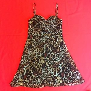 Guess Leopard Print Dress size 5